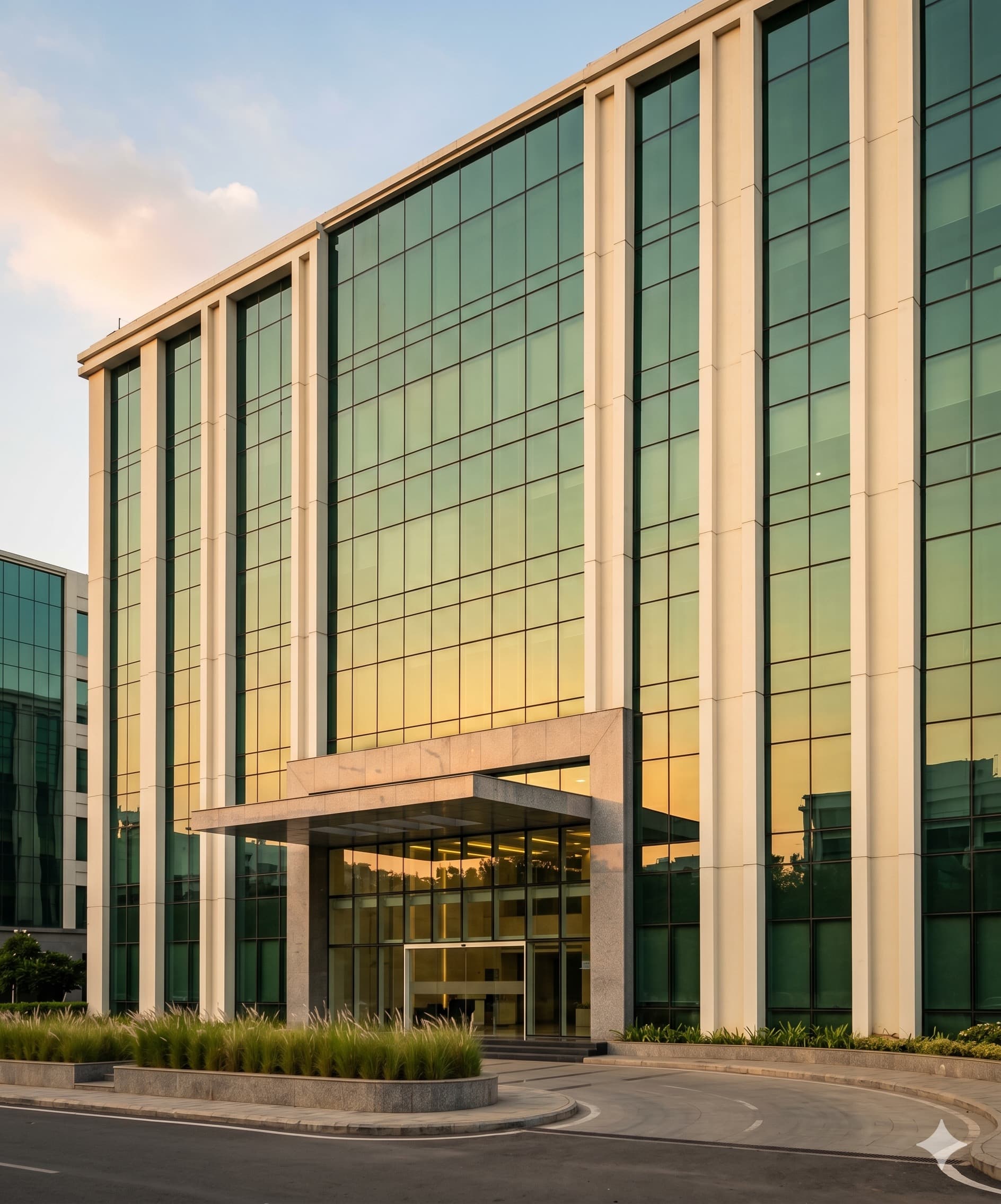 Commercial office building — AAC walling