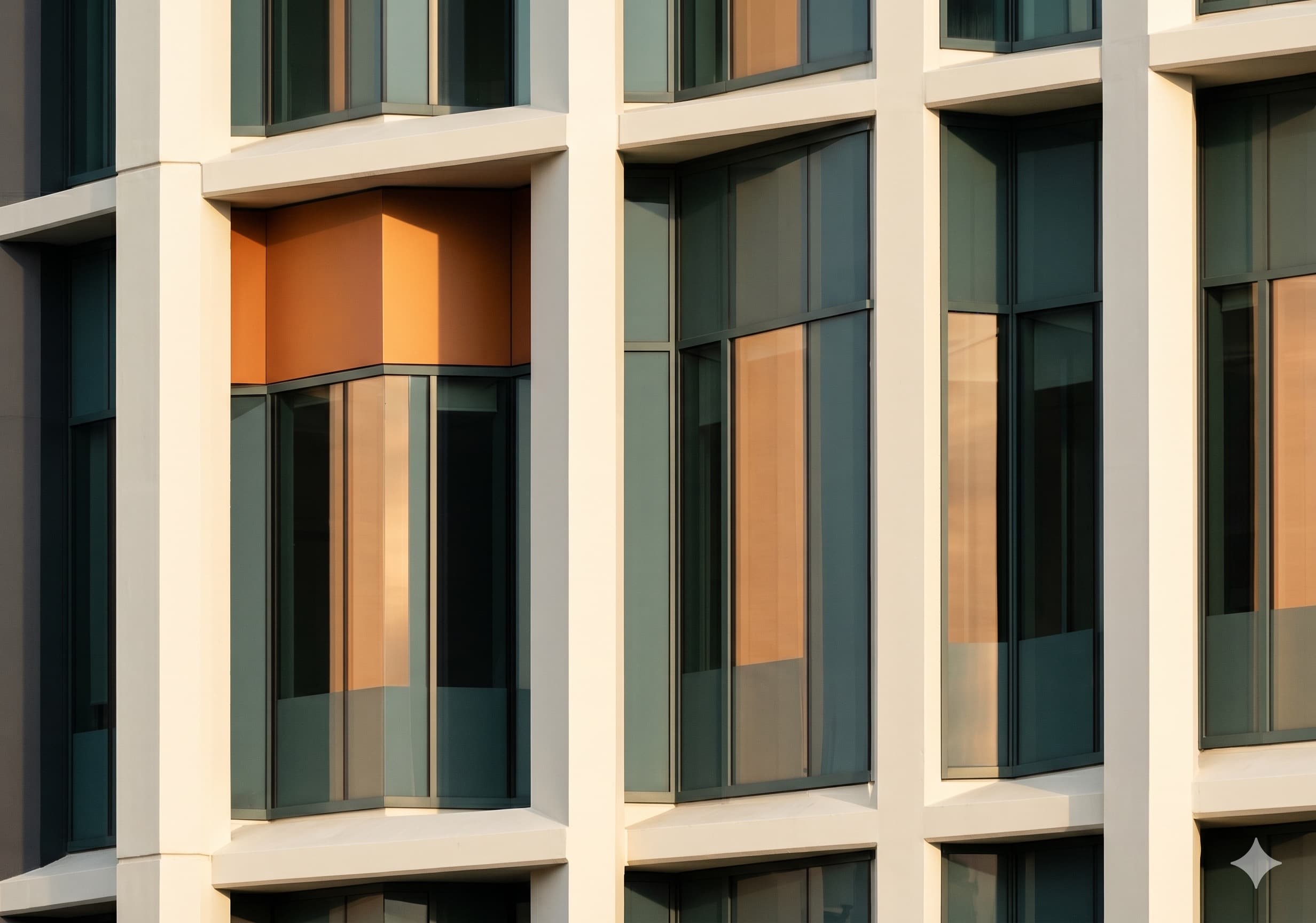 Office building facade detail