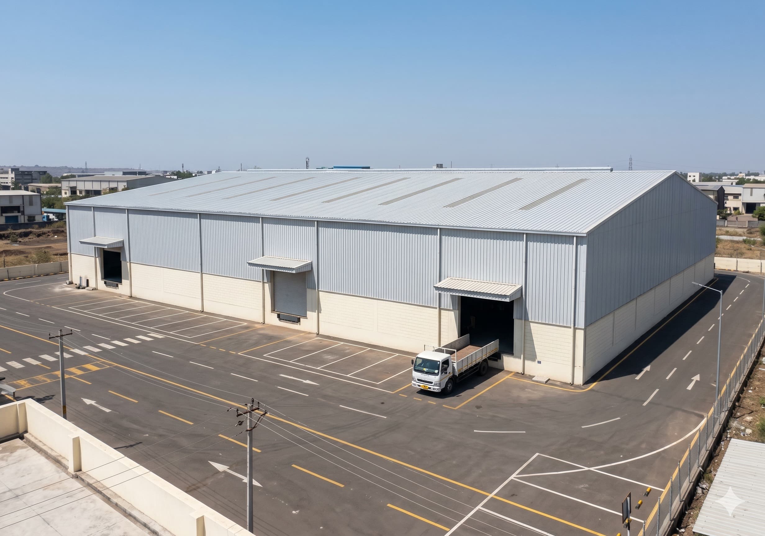 Industrial warehouse complex